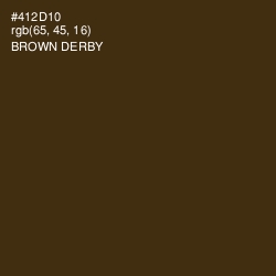 #412D10 - Brown Derby Color Image